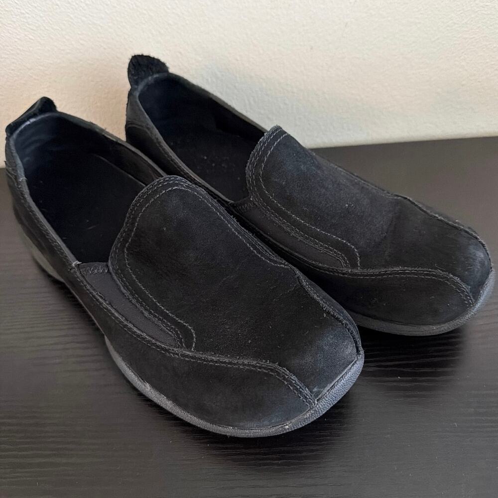Merrell Shoes Womens 8 Primo Moc II Midnight Nubuck Leather Slip On Casual